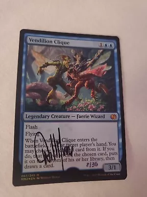 Mtg Ap Foil Vendilion Clique Artist Proof Signed 8/35 • $100