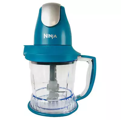 Ninja Storm Food Processor Blender Master Bowl 450W Motor Power Pod Teal QB751Q • $44.95