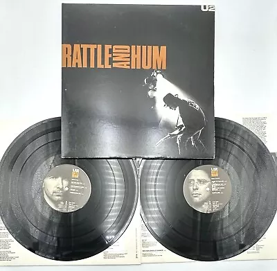 1988 U2 Rattle And Hum Double 12  LP 2 Records Set Vinyl 7 91003-1 Island • $9.99