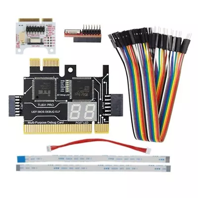 TL631 Pro Diagnostic Card PCI PCI-E  PCI-E Motherboard Multifunction Q6X95476 • $40.99