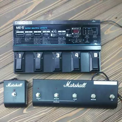 Boss Me-5 Marshall Foot Pedal Set Japan Limited Used Very Good • $147.06