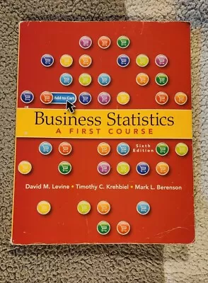 MyStatLab Ser.: Business Statistics By Timothy C. Krehbiel David M. Levine... • $4.99