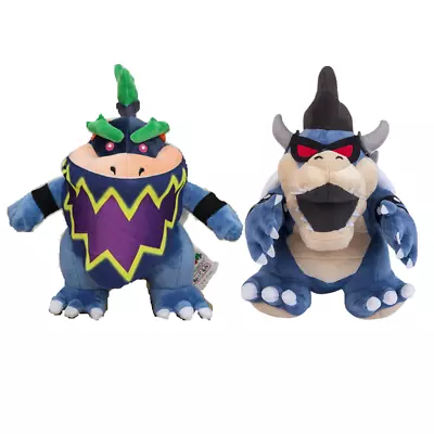 Gifts Super Mario Bros Wonder Bowser Jr. JR Or Dark Koopa Plush Doll Stuffed Toy • $30.09