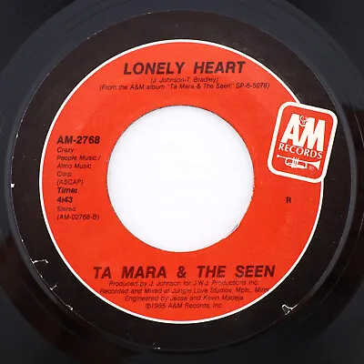 Ta Mara & The Seen – Everybody Dance / Lonely Heart - 45 Rpm 1985 AM-2768 • $5.12