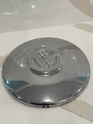 VW Volkswagen Beetle Bus Karman Hubcap 10  Chrome Dish • $34.95