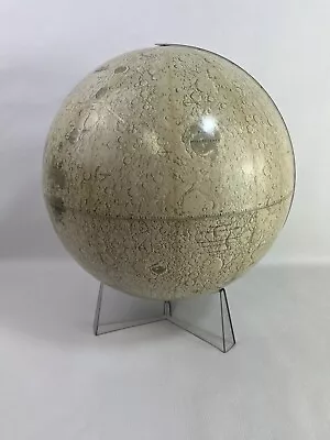 Vintage Rand McNally 1960's Lunar Moon Globe 12  With Stand • $200