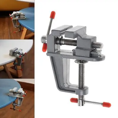 Mini Alloy Engineers Vise Vice Base Workshop Table Clamp Jaw Work Bench DIY Tool • $8.98