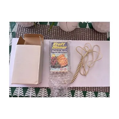 80s Kraft Dinner Telephone Premium Flip Phone Promotional Landline Collectible • $85