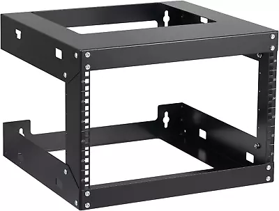 6U Wall Mount Rack Open Frame 19  Server Equipment 18 Inches Depth Network Cabin • $103.99