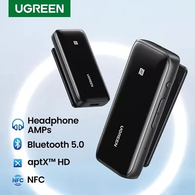 UGREEN Bluetooth 5.0 Receiver USB DAC Wireless Audio Headphone Amplifier Adapter • $58