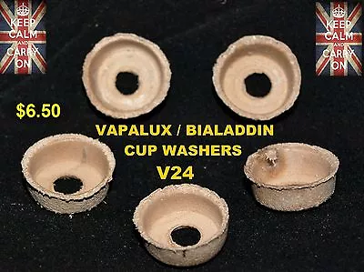 Vapalux Lamp Leather Cup Washers Bialaddin Lamp Cup Washers Kerosene Lantern • $6.50