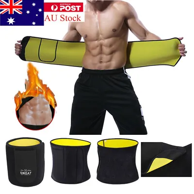 $9.79 • Buy Ultra Men Slimming Belly Belt Corset Neoprene Vest Sauna Sweat Body Sport Shaper