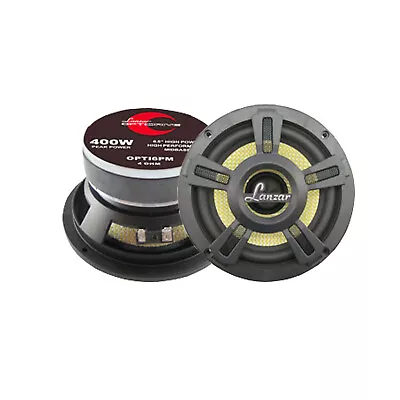 £80.50 • Buy Lanzar Opti 6.5  800w Mid Bass Drivers Car Speakers Subwoofers Subs Woofers Pai