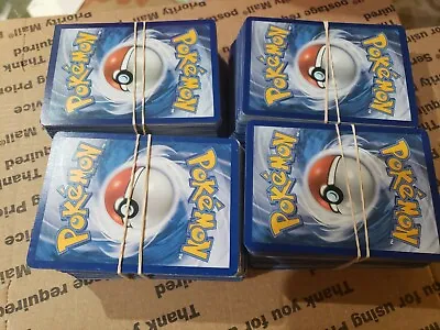$19.99 • Buy Lot Of 500 Pokemon Cards! 400 Common/Uncommon  50 Energy And 50 Trainer Free Shi