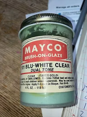 Mayco  Glaze 101 Blu-White Clear Dual Tone • $3.99