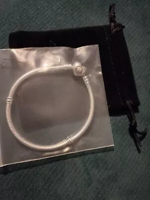 $32.46 • Buy PANDORA Heart Clasp Bracelet - Sterling Silver 
