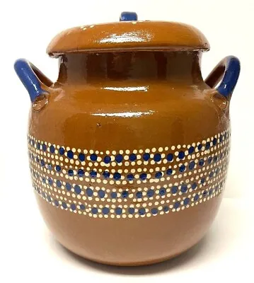 Tlaquepaque Ollas De Barro Mexican Red Clay Bean Pot 2 1/2 Gal • $57.99