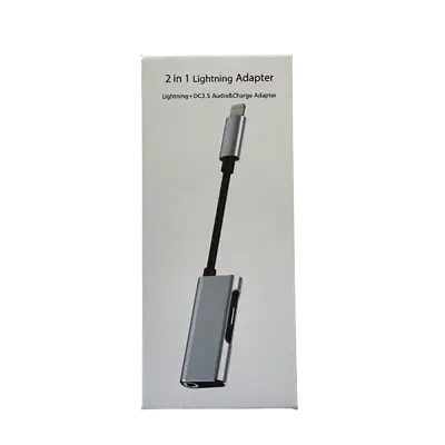 2 In 1 Lightning Adaptor • $25