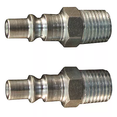 2-Pack Milton S-777 Coupler Plug 1/4  NPT A-Style Coupler PlugFree S&H • $6.99