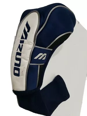 MIZUNO 460cc #1 DRIVER HEADCOVER Pullon Padded Blue White Knit • $17.99