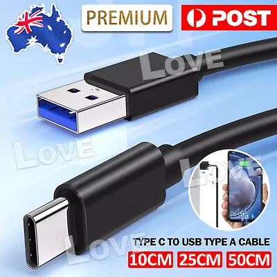 50cm 25cm 10cm Type C Cable To USB Type A Short Small USB-C Male Data Cord • $3.95