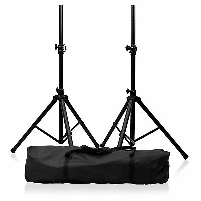 £51.99 • Buy 2 X Speaker Stand High Quality PA Tripod Stands Kit With Bag Stand DJ Disco