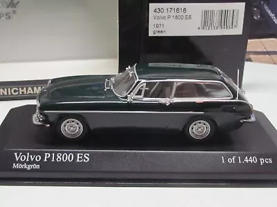 Minichamps - 1971 Volvo P1800 Es -  Green  - 1/43 Scale Model Car - 430 171616 • $62.16