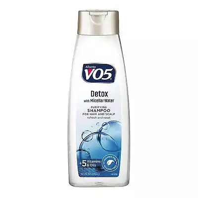 Alberto VO5 Detox W/ Micellar Water Purifying Shampoo 12.5 Oz. • $12.99