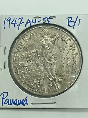 1947 VN-Balboa Panama  90% Silver Beautiful Coin Vintage • $77.99