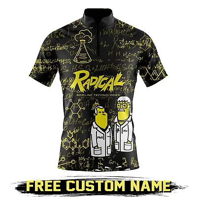 Personalized Bowling Radical ScienceB Zip Bowling Jersey Shirt Full-Size • $9.90