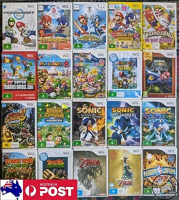 $43.90 • Buy Original Nintendo Wii Games - 250+ Titles Available *PAL* **OZ Seller** 