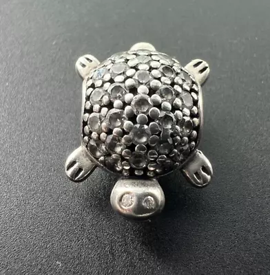 Pandora Ale Sterling Silver 925 Cubic Zirconia Sea Turtle Charm 791538cz • $27