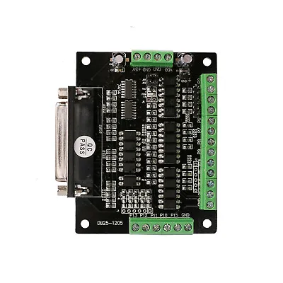 Breakout Board 6Axis Interface Board Adapter Milling Stepper Motor Mach3 CNC Kit • $15