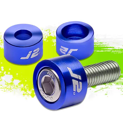 J2 Aluminum Header Manifold Metric Cup Washer+bolt For Accord Cg Prelude Bb Blue • $8.99