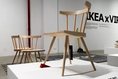 (Brand NEW) Collectors Piece Virgil Abloh & IKEA MARKERAD Chair (SET OF 4) • $1200