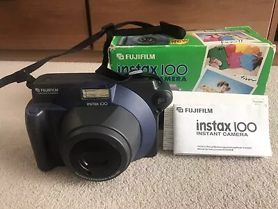 £22 • Buy Fujifilm Fuji Instax 100 Camera BOXED With Instructions Vintage Camera