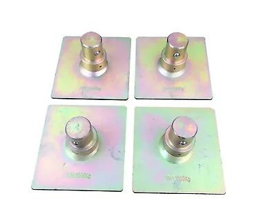 ALLOY SCAFFOLD TOWER BASE PLATE (SET OF 4) To Fit Youngman Boss Lewis Etc  • £69.95