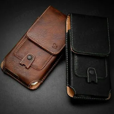 For IPhone XS 11 12 13 14 15Pro Max Phone Case Belt Clip Pouch Holster Cover Bag • $13.29