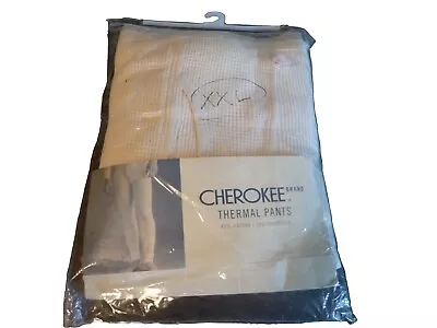 Vintage 2003 New In Package Cherokee Men's Waffled Thermal Pants Size XXL 50-52 • $12.97