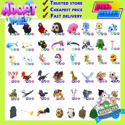 Adopt Your Pet From Me Now! MEGA NEON FLY RIDE - MFR/NFR/FR ✨SAME DAY DELIVERY✨ • $5.49