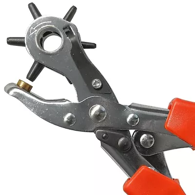 Punch Pliers Revolving Punch Pliers Round Hole Punch Leather Belt Hole Punch • £8.99