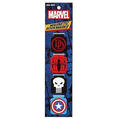 Marvel Logos Bookmark Set Red • $12.98