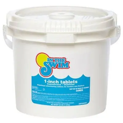 In The Swim 1 Inch Stabilized Chlorine Tablets For Sanitizing Pools 10 Pounds • $89.99