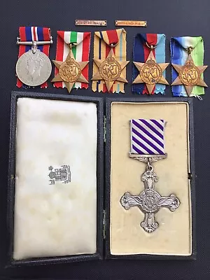 £3295 • Buy Distinguished Flying Cross DFC RAF Medal Group 6+2 Clasps F/L  Air Crew Europe
