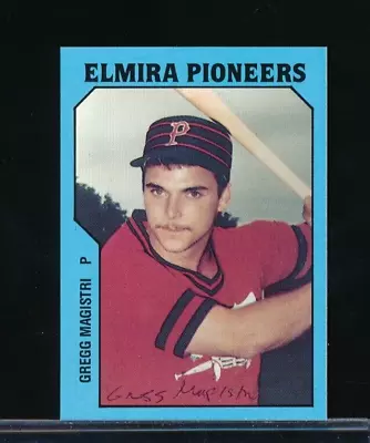 1985 TCMA Elmira Pioneers #13 Gregg Magistri Signed Auto Autograph • $12