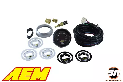 AEM Electronics Digital LED Oil/Water/Fuel Temp 2-1/16” Gauge 30-4402 • $189.95