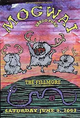 Mogwai Fillmore 2001 F465 Original Concert Poster • $35