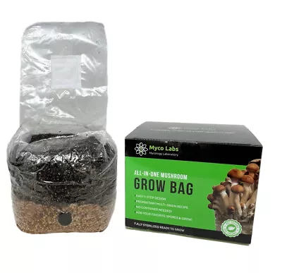 Myco Labs All In One Mushroom Grow Kit In A Bag (4 Lbs) • $26.99