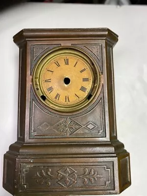 Nice Cast Metal Mantle Clock Case • $20