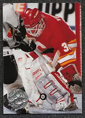 1991-92 Pro Set Platinum Hockey #21 Mike Vernon Flames • $1.21